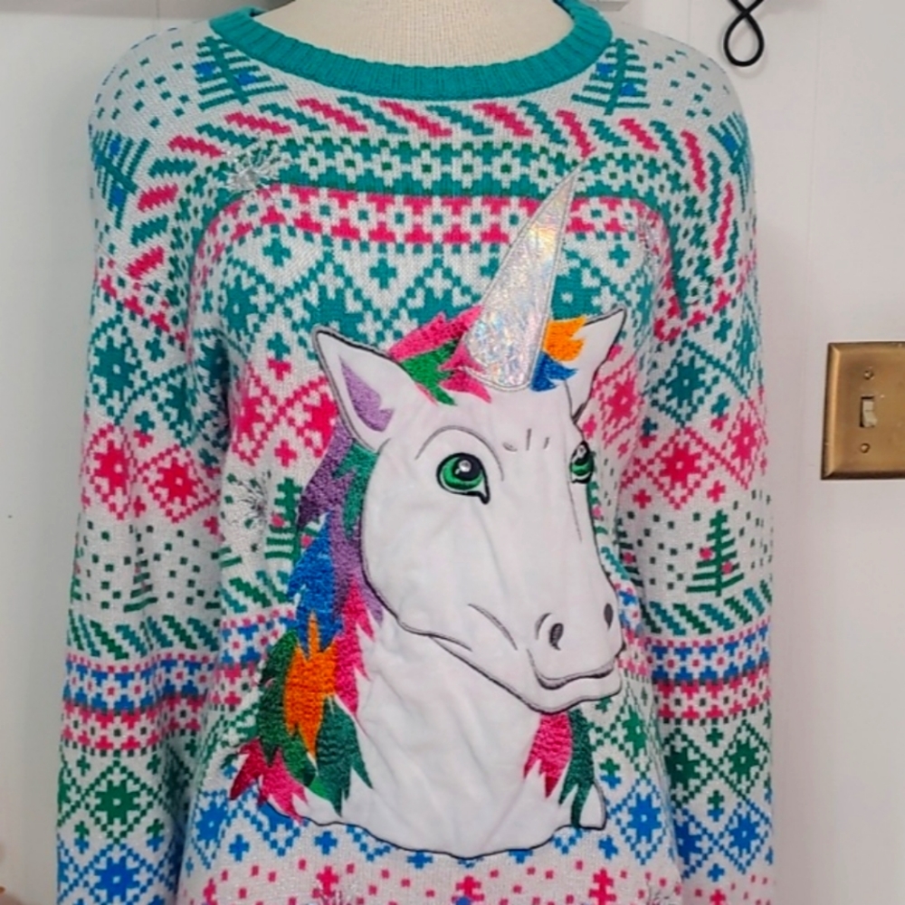 Unicorn Christmas sweater